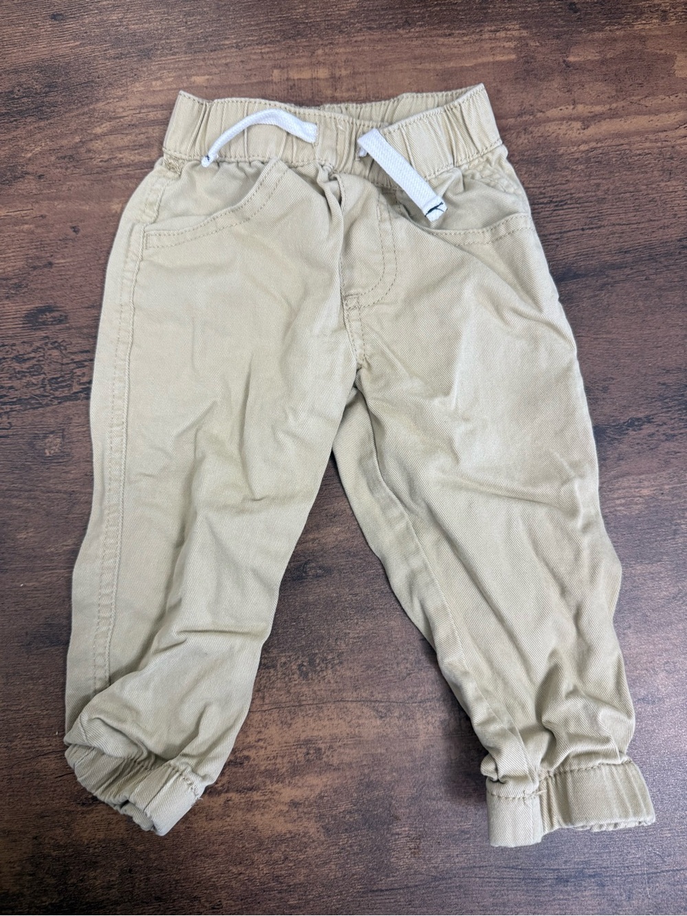 ⭐️5 for $20⭐️ Kids Elastic Waist Jogger Pants - Tan 12M